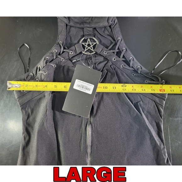 Killstar Snare Lace Up Top - Picture 5 of 6